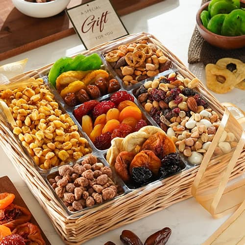 Dry Fruit & Nuts Tray; Dry Fruit & Nuts Avid Entertainer's Tray Boxes